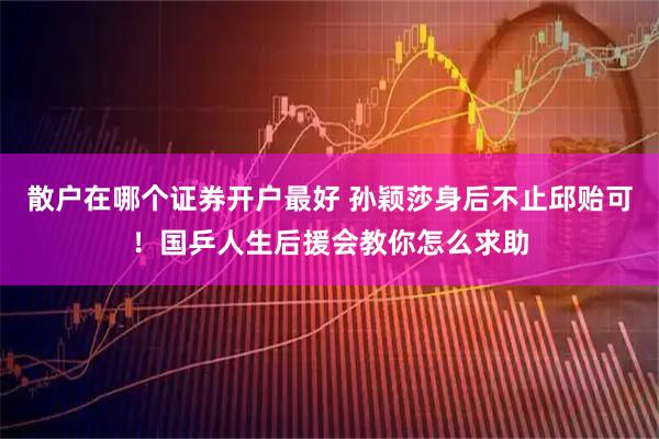 散户在哪个证券开户最好 孙颖莎身后不止邱贻可！国乒人生后援会教你怎么求助